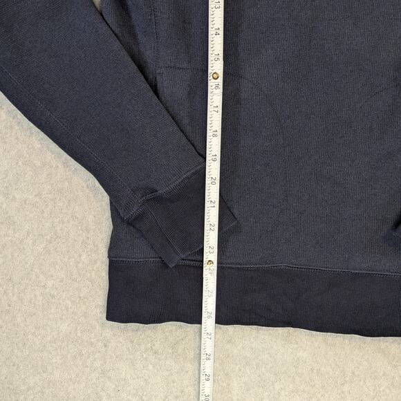 J.Crew The Sporting Life Summit Fleece 1/4 Zip Sweater Navy Men’s Small S - Picture 4 of 9